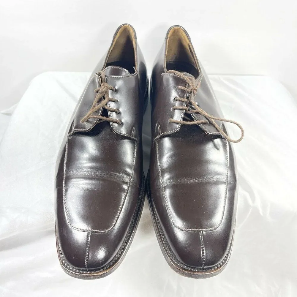 To Boot New York Adam Derrick Mens Brown Leather Oxford Dress Shoes 3221 Size 13